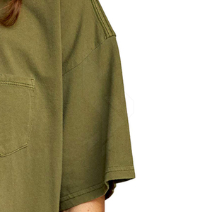 Camiseta de Diseño Personalizado Ecológica con Apliques para Mujer, Ropa Urbana, 100% Algodón Jersey, Profesional, Alta Calidad, en Venta - Product Image 5