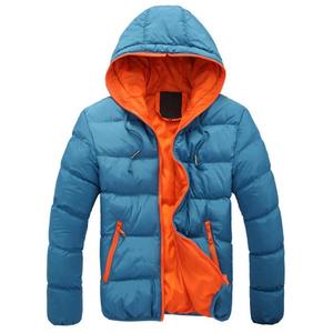 Vestes d'hiver matelassées en duvet pour hommes, personnalisées avec broderie OEM, épaisses et chaudes, de haute qualité, rembourrées et matelassées - Product Image 2