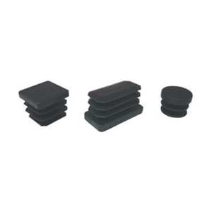Bl Puntali Tondi 25 Mm <b>Plastica</b> Nero 8 Pz - Product Image 1