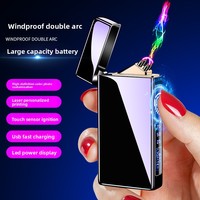 Briquet DEBANG à allumage tactile électrique en alliage de zinc, durable, écologique, cadeau d'affaires avec boîte cadeau