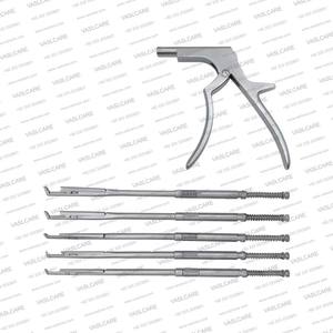 Interlaminar Kerrison Rotating Rongeur Set Cirugía de columna Instrumentos ortopédicos de Vaslcare - Product Image 2