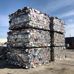 Precio de fábrica al por mayor de chatarra de aluminio UBC, latas comprimidas a granel listas para exportación - Product Image 1