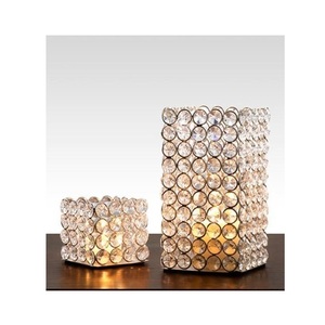 Votivo de hierro de cristal hecho a mano altamente acabado en forma redonda última decoración de boda para Navidad para secado y habitación de invitados - Product Image 5