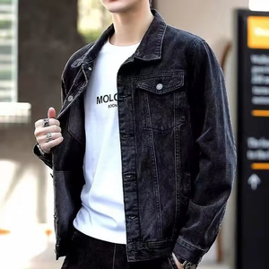 <b>Men's</b> Winter Denim <b>Jacket</b>-Vintage Style Breathable Eco-Friendly Faux Fur Lining Quick Dry OEM Service High Quality Wholesale - Product Image 6