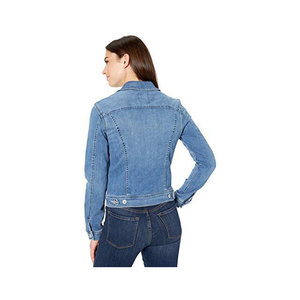 Ropa de calle de Pakistán de alta calidad Nueva chaqueta personalizada de moda de alta calidad Chaqueta de mezclilla corta de manga larga para mujer Hecho en Pakistán - Product Image 6
