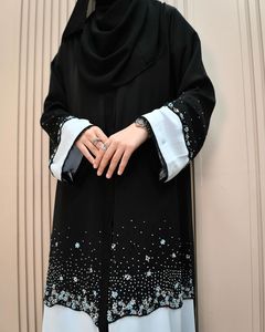 Venta al por mayor Negro Nida Mujeres Casual Abaya Popular Nuevo Diseño de Moda Color Sólido Mejor Personalizable Bajo Precio - Product Image 4