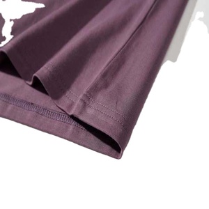 100% Cotton 220g Heavyweight Eco-Friendly <b>V</b>-<b>Neck</b> Short Sleeve <b>T</b> <b>Shirt</b> for Men Basic Casual Style <b>Oversized</b> Solid Color - Product Image 2