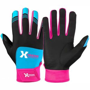 อุปกรณ์เบสบอล XTREME ถุงมือเบสบอลหนังแท้สำหรับมือซ้ายสำหรับผู้ใหญ่ สวมใส่สบาย ปิดด้วยกระดุม ปิดนิ้วมือเต็มรูปแบบ - Product Image 4