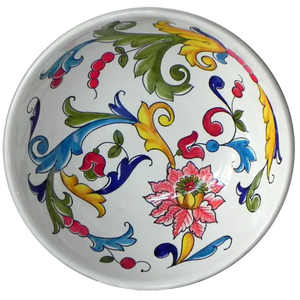 Tazón Redondo de Cerámica de Alta Calidad Hecho en Italia, 25 cm / 8 Pulgadas, con Diseño Italiano, Hecho a Mano, Ecológico, Cerámica Sambuco - Product Image 3