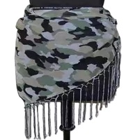 Flecos Pario sarong señoras ropa de playa Swarovski con cuentas playa sarong bordado tamaño corbata Pario triángulo forma sarong