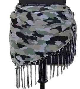 Flecos Pario sarong señoras ropa de playa Swarovski con cuentas playa sarong bordado tamaño corbata Pario triángulo forma sarong - Product Image 3