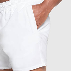 Pantalones Cortos Deportivos para Hombre, Estilo Urbano, 90% Poliéster, 10% Elastano, Compresión de 5 Pulgadas, Ecológicos, Transpirables, de Secado Rápido, para Gimnasio, Color Sólido - Product Image 6