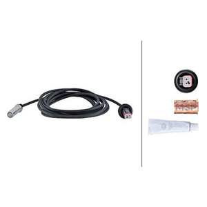 6PU230048401 - เซ็นเซอร์วัดความเร็วล้อ - ขั้วต่อ 2 พิน - เพลาหน้า/เพลาหลัง - สายเคเบิล: 4250 มม. - MSP Export - Product Image 1