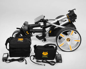 **OFFER** NEW STOCK Bat Caddy X3R Electric Golf <b>Cart</b> 24V Lithium Battery Solar Remote Control 3-Wheel 400W Motor 20km/h 36 Holes - Product Image 1