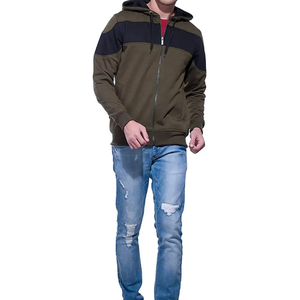 Sudadera con Capucha Extra Grande para Hombre, de Algodón y Felpa, Cálida, Suave, Holgada, Estilo Urbano, con Cremallera Completa, Logotipo Personalizado, OEM, ODM, Pedidos al por Mayor - Product Image 4