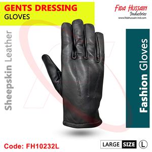Gants de sécurité d'hiver en cuir de mouton pour hommes de la meilleure qualité Gants d'habillage noirs à la mode Gants de mécanicien d'hiver de sécurité - Product Image 2