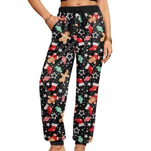 Pantalones de chándal de mujer de tela ultra suave al tacto hechos con tela suave y cintura con cordón Pantalones de chándal al por mayor para mujer - Product Image 6