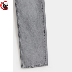 Pantalones de mezclilla cómodos de alta calidad Pantalones vaqueros holgados súper sueltos de pierna ancha recta - Product Image 5