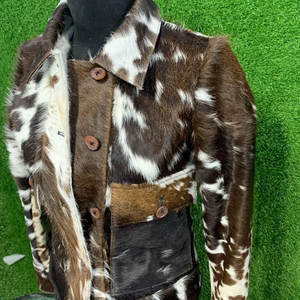 Chaqueta de cuero de vaca hecha a medida más vendida, estilo informal, nuevo estilo, diseño único, chaquetas de cuero de vaca para hombre - Product Image 3