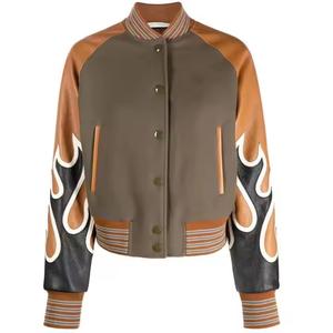 Veste universitaire de qualité supérieure pour homme, col montant personnalisé avec décoration à motifs par Maximize Wear pour l'hiver - Product Image 1
