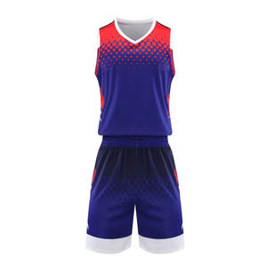 Fabricant pakistanais 100% polyester fait sublimation uniforme de basket-ball Style de luxe uniforme de basket-ball en tissu confortable - Product Image 1