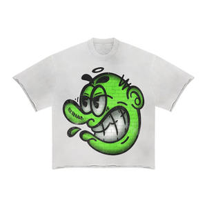 2025 T-shirt surdimensionné personnalisé coton 100% épaule tombante T-shirt graphique DTG sérigraphie personnalisé - Product Image 6