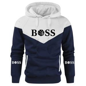 Sudaderas con Capucha Casuales y Ligeras para Hombre, 100% Algodón, Sudadera con Capucha de Invierno, Forro Polar, Diseño Sólido, Impresión Digital - Product Image 5