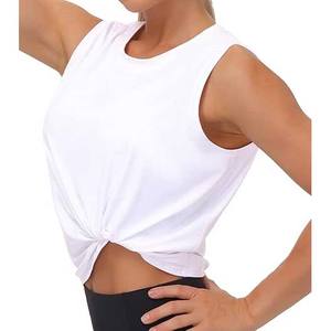 Vente en gros Hauts de yoga pour femmes Vêtements de fitness en vrac Hauts de yoga imprimés de haute qualité pour femmes Tops de yoga de qualité supérieure à séchage rapide - Product Image 3