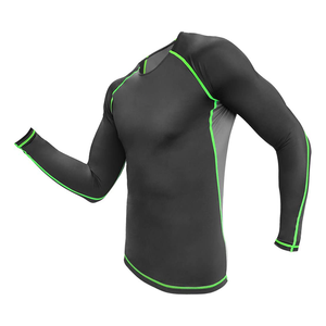 Camiseta de Protección Solar de Manga Larga Elástica con Estampado Personalizado, Camiseta de Surf para Hombre con Protección UV, Tejido Transpirable y de Secado Rápido - Product Image 5