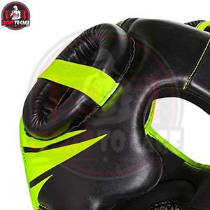 Protection de tête de boxe de qualité supérieure, noir et vert, meilleur fournisseur, nouvelle arrivée, confortable, grande bouche, pour la boxe - Product Image 3