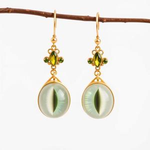 Wholesale 925 <b>Sterling</b> <b>Silver</b> Gemstone <b>Huggie</b> <b>Earrings</b> Diamond Fashion Drop <b>Earrings</b> for Women Elegant Jewelry Accessory - Product Image 4