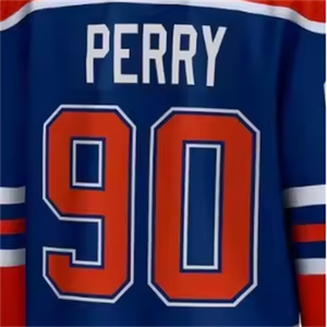 Maillots de hockey sur glace de marque célèbre Edmonton, personnalisés, tailles homme, femme et enfant, polyester, faible MOQ, service OEM, vente chaude - Product Image 5