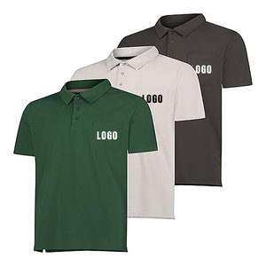 2025เสื้อโปโลผู้ชายระบายอากาศได้ดีแขนสั้นสีพื้นจากผ้าแคนวาสสายแบบปากีสถาน - Product Image 6