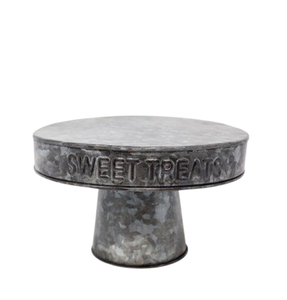 Handmade Tableware Dessert Accessory Galvanized Metal Cake Stand for Wedding <b>Party</b> Hotels <b>Sweet</b> Display Stand - Product Image 6