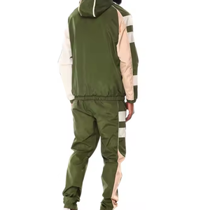 Conjunto Deportivo Cortavientos Transpirable de Invierno, Estilo Sólido, con Logotipo Personalizable, para Entrenamiento y Fitness - Product Image 5