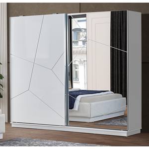 Armario Moderno Convertible Deslizante de Alta Calidad y Durabilidad, Material MDF, para Dormitorio, Hotel, Hogar, con Espejo, Línea Athome Turquía - Product Image 1