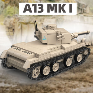 รถถังครุยเซอร์อังกฤษ A13 Mk III รุ่นจำลองขนาด 1/35 ชุดตัวต่อ 375 ชิ้น ขายส่ง - Product Image 4