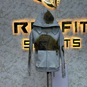 Taille confortable personnalisé imprimé le plus demandé sweat à capuche à fermeture éclair Puff Printed fabriqué en usine prix bon marché sweats à capuche pour hommes sweats à capuche - Product Image 1