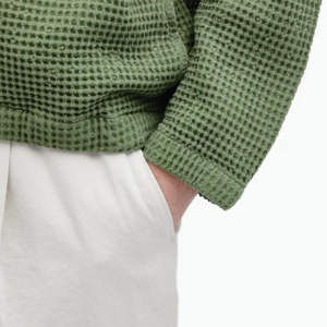 "แจ็คเก็ตวาฟเฟิลอินเทรนด์ของผู้ชาย-คุณภาพสูงสะดวกสบายและเหมาะสำหรับชุดลำลองและทุกวัน" - Product Image 4