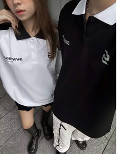 Unisex Oversize para Polo Unisex Patrón-Diseñado Poliéster/Algodón para Hombres y Mujeres - Product Image 4