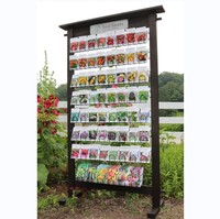 Sachets refermables personnalisés en papier kraft biodégradable pour graines de plantes, fleurs, fruits, légumes et graines de jardin