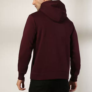 Sweat à capuche pour hommes sur mesure coupe ample tenue décontracté d'hiver lourd et surdimensionné avec logo brodé OEM/ODM sérigraphie personnalisée - Product Image 4