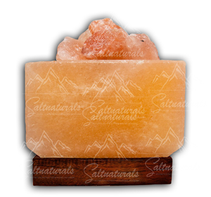 Recién llegado, forma de cubo, cuenco de fuego, lámpara de sal del Himalaya, trozos de sal de roca Natural hechos a mano, Material de piedra del fabricante de Pakistán - Product Image 1