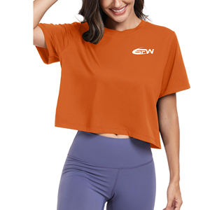 Top corto para mujer, camisa de longitud corta sin mangas a la moda con elegante diseño ligero y cómodo, perfecto para ropa de fiesta de verano - Product Image 1