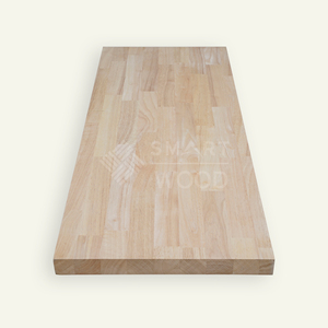 Plan de travail/comptoir en bois de caoutchouc de la marque SMW, assemblé par joint à rainure, taille OEM, couleur naturelle, personnalisable, moderne - Product Image 3