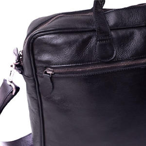 Dernier modèle Sac en cuir multifonctionnel pour ordinateur portable à usage extérieur Vente en gros Sac en cuir pour ordinateur portable avec logo personnalisé pour adulte - Product Image 5