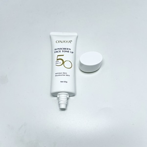 Tube cosmétique ovale plat en PE avec bouchon à vis et impression sérigraphique pour emballage de crème hydratante et de soin solaire - Product Image 5