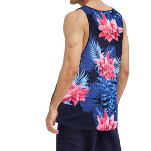 Camiseta de tirantes con espalda en Y para hombre OEM, camiseta de algodón con estampado personalizado para gimnasio, Fitness, estilo informal, entrenamiento, culturismo muscular, camiseta a bajo precio - Product Image 2