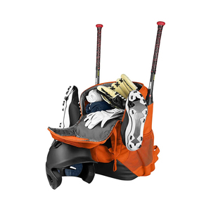 Nouveau sac de baseball orange confortable personnalisé bon marché meilleur conception sacs de baseball d'entraînement - Product Image 2