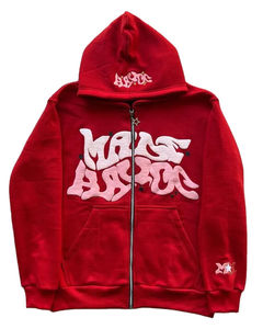 Sudaderas con capucha con estampado de letras para mujer y hombre, sudaderas de gran tamaño de manga larga informales Retro americanas, chaqueta con capucha, abrigos de gran tamaño - Product Image 1